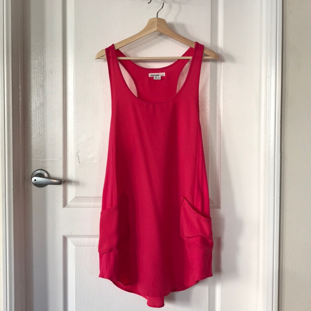 Kensie Ribbed Panel Dress w/ Pockets